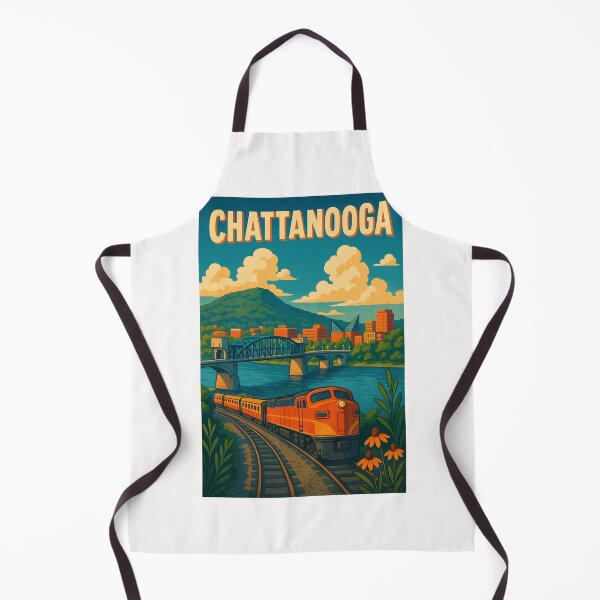 Item preview, Chattanooga Train and Bridge with Downtown Skyline designed and sold by Places On Earth.