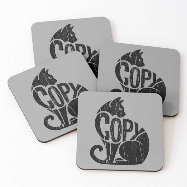 Item preview, Copy Cat Typographic Illustration designed and sold by EthosWear.