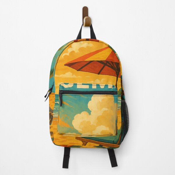 Item preview, Seminyak Beach Sunset with Umbrellas and Tropical Sky designed and sold by Places On Earth.