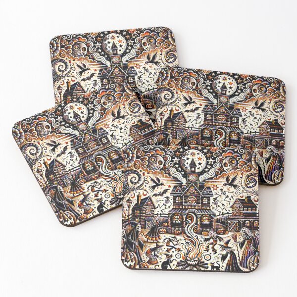 Item preview, Midnight Carnival at Hollow Hall designed and sold by Dream Bloom Gallery.