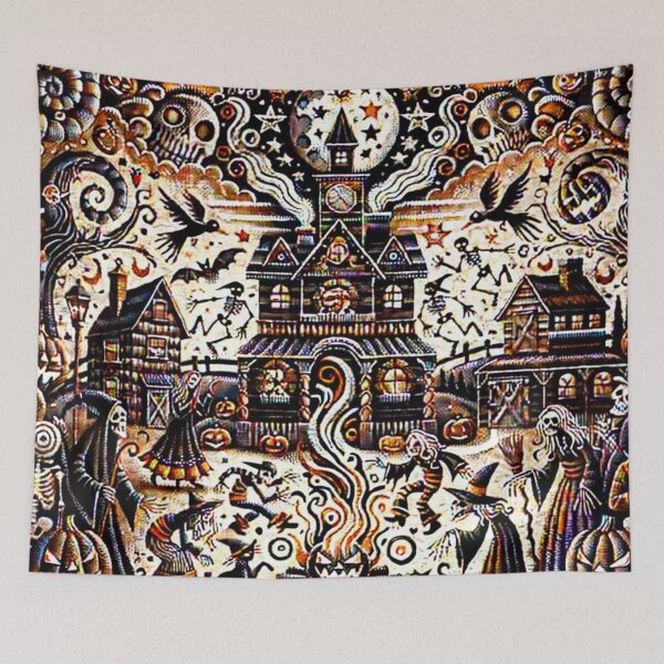 Item preview, Midnight Carnival at Hollow Hall designed and sold by Dream Bloom Gallery.