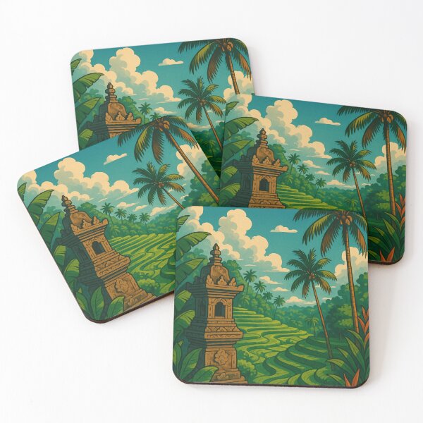 Item preview, Ubud Rice Fields in Bali Indonesia designed and sold by Places On Earth.