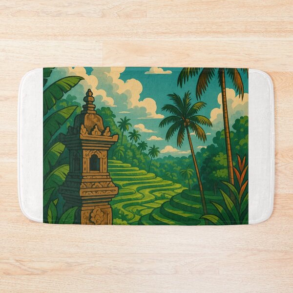 Item preview, Ubud Rice Fields in Bali Indonesia designed and sold by Places On Earth.