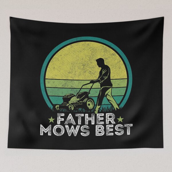 Item preview, Father Mows Best Retro Mowing Gardener Fathers Day designed and sold by Arfurneauxt.
