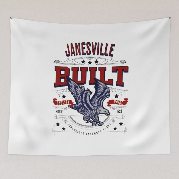 Item preview, Janesville Built white designed and sold by JanesvilleGM.