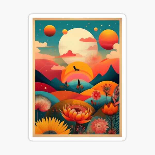 Item preview, Interstellar Landscape #1 designed and sold by Skull Bongo Consortium.