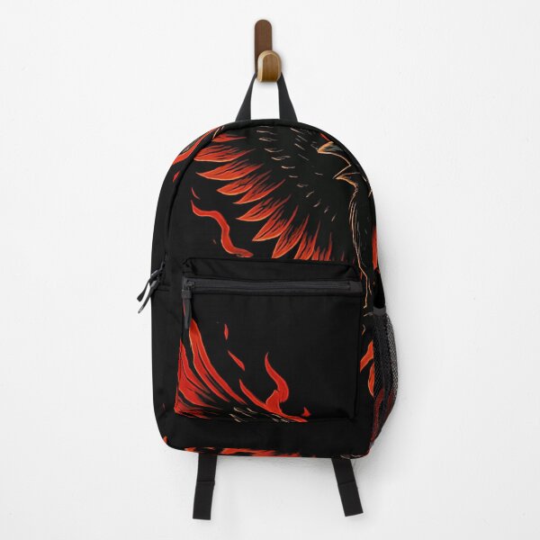Item preview, Flaming Raven Tattoo Art – Fiery Gothic Crow Illustration Design designed and sold by HAFIZ-DP.