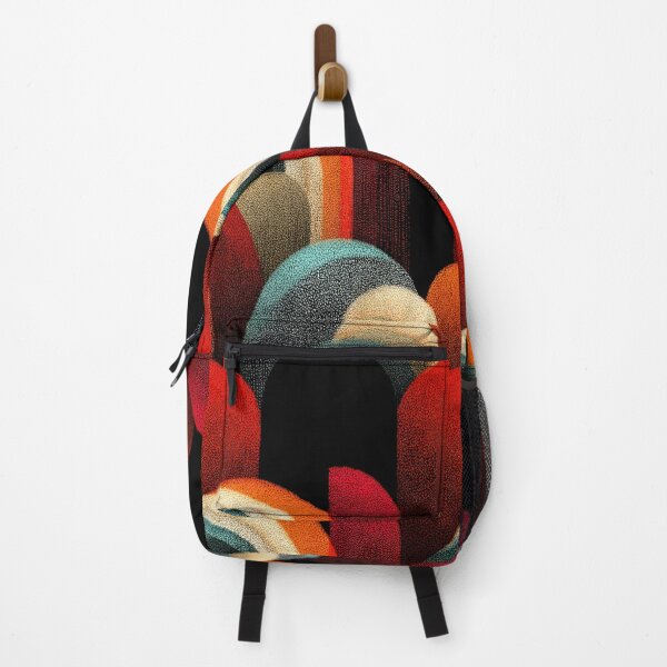 Item preview, Retro Abstract Capsule Layers – Bold Mid-Century Geometric Design designed and sold by The Art Morpher.