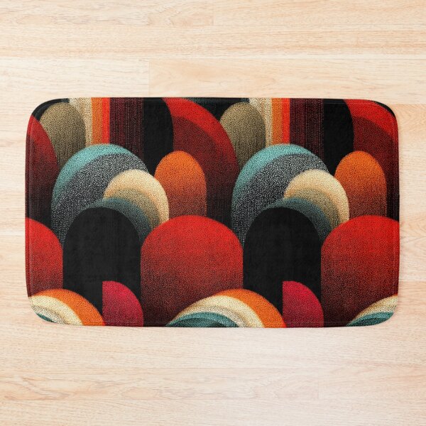 Item preview, Retro Abstract Capsule Layers – Bold Mid-Century Geometric Design designed and sold by The Art Morpher.