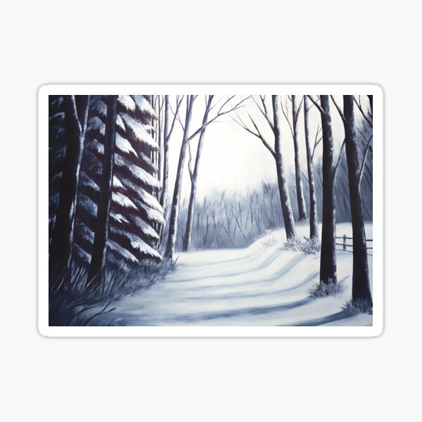 Item preview, Winter's Quiet Path designed and sold by The Shop of Make.