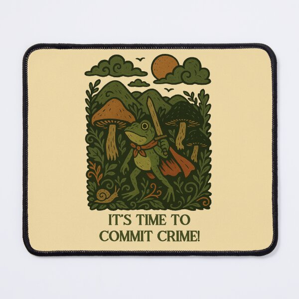 Item preview, Frog Crime! designed and sold by CascadiaFuture.