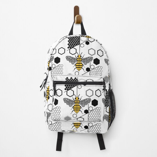 Item preview, Geometric Bee and Honeycomb Art designed and sold by RedCaterpillar.