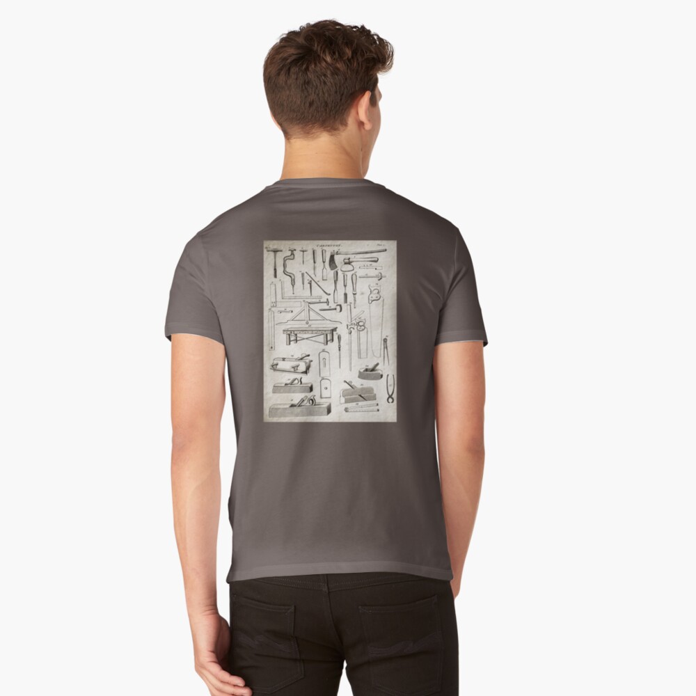 Item preview, V-Neck T-Shirt designed and sold by PrintsAntiqua.