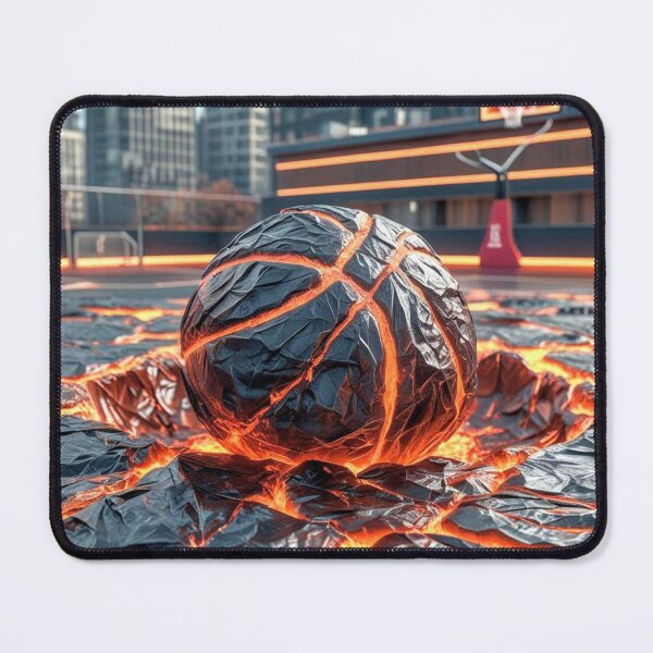 Item preview, Molten Lava Basketball Sports Fan Gift, Unique Sports #DigitalArtPrints designed and sold by Spectime.