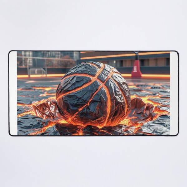 Item preview, Molten Lava Basketball Sports Fan Gift, Unique Sports #DigitalArtPrints designed and sold by Spectime.