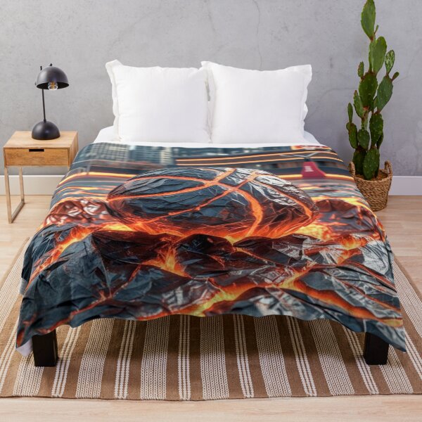 Item preview, Molten Lava Basketball Sports Fan Gift, Unique Sports #DigitalArtPrints designed and sold by Spectime.