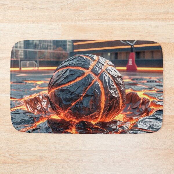 Item preview, Molten Lava Basketball Sports Fan Gift, Unique Sports #DigitalArtPrints designed and sold by Spectime.