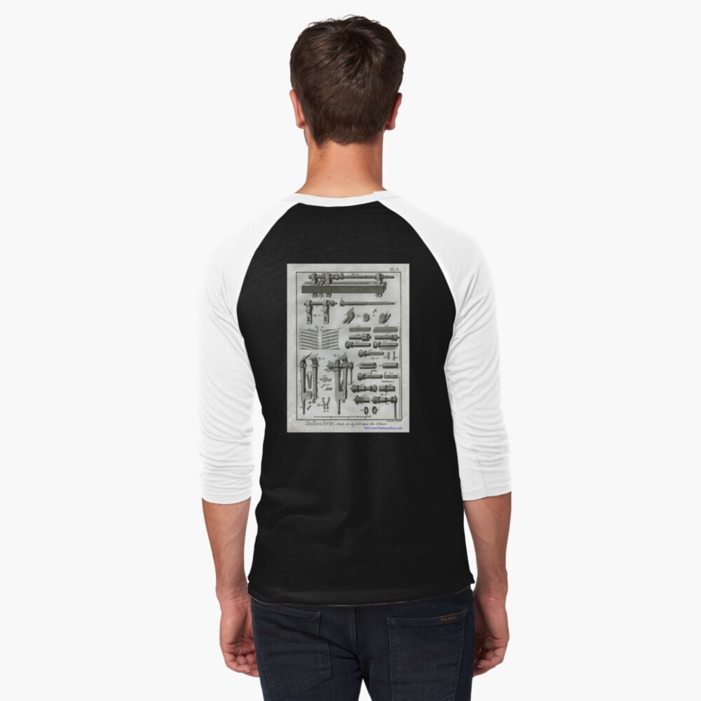 Item preview, Baseball ¾ Sleeve T-Shirt designed and sold by PrintsAntiqua.