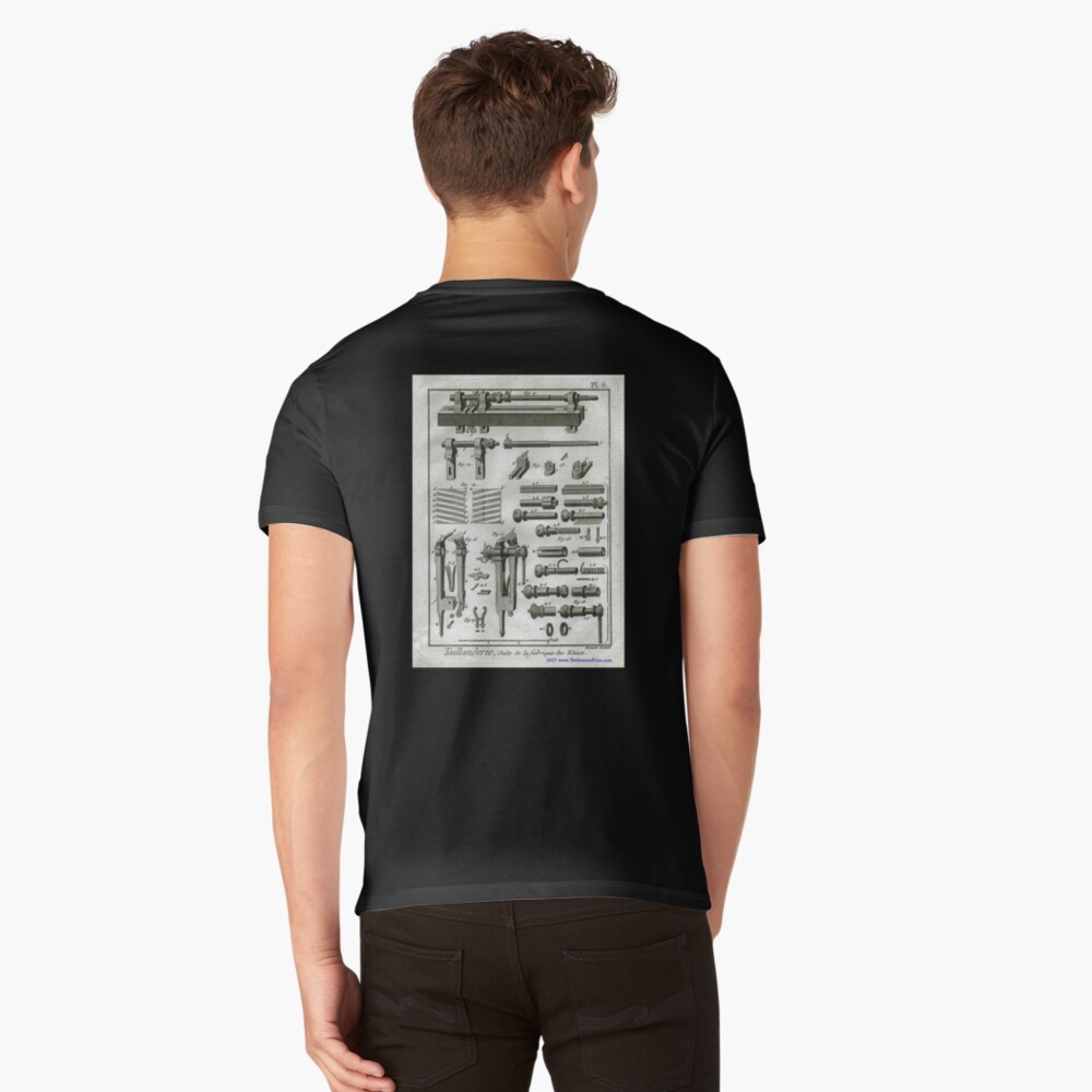 Item preview, V-Neck T-Shirt designed and sold by PrintsAntiqua.