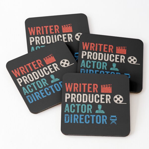 Item preview, Writer Producer Actor Director - Retro Drama Filmmaking Gift designed and sold by mhernaevily.