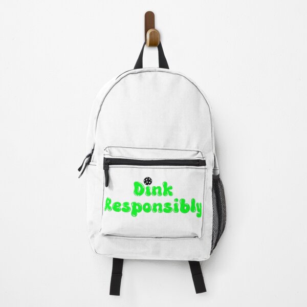 Item preview, Dink Responsibly - Funny Pickleball Neon Green designed and sold by Travelslightly.