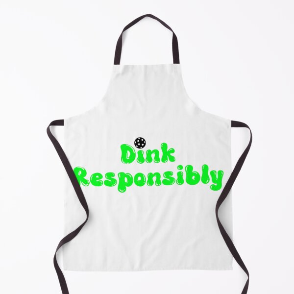 Item preview, Dink Responsibly - Funny Pickleball Neon Green designed and sold by Travelslightly.