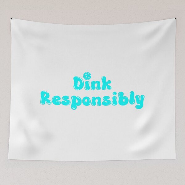 Item preview, Dink Responsibly - Funny Pickleball light Blue  designed and sold by Travelslightly.