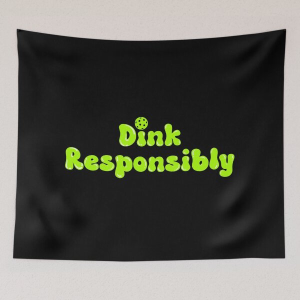 Item preview, Dink Responsibly - Funny Pickleball Neon  designed and sold by Travelslightly.