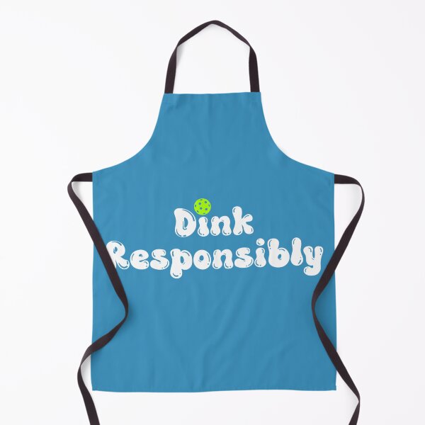 Item preview, Dink Responsibly - Funny Pickleball White designed and sold by Travelslightly.