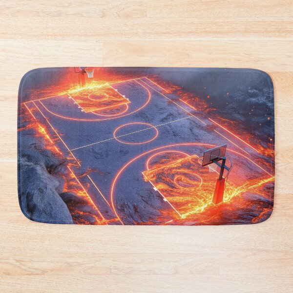 Item preview, Lava Basketball Digital Art Prints, #UniqueWallDecor designed and sold by Spectime.