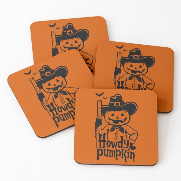 Item preview, Howdy Pumpkin – Funny Cowboy Jack-o’-Lantern Halloween Design designed and sold by Parkerzz.