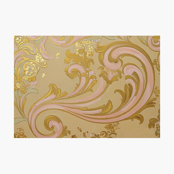 Item preview, Klimt Gold Floral designed and sold by maniacfitness.