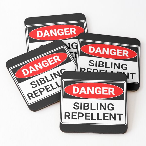 Item preview, Danger: Sibling Repellent designed and sold by mr-k-store.