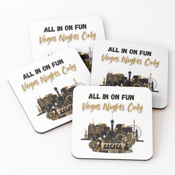 Item preview, All In on Fun – Vegas Nights Only | Casino Party Vegas Trip Design | Retro Gambling Shirt & Sticker designed and sold by LeoraAtelier.