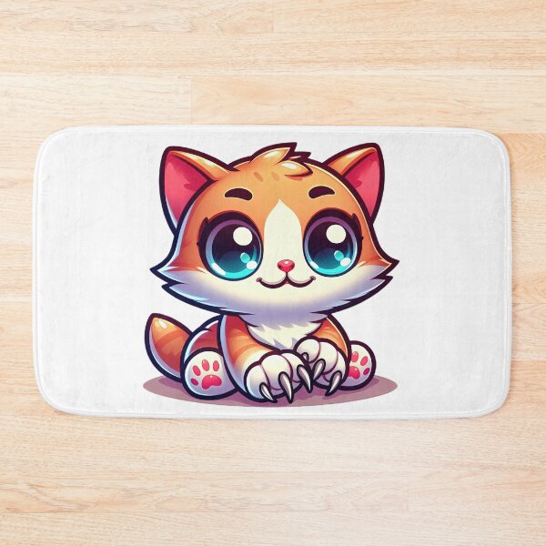 Item preview, cute Kawaii Cat with nails,Kawaii Cat,cute Cat,cute Kawaii Cat designed and sold by Expressions-Sel.