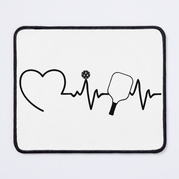 Item preview, Heartbeat Pickleball Player – Minimalist Design for Pickleball Lovers designed and sold by Travelslightly.