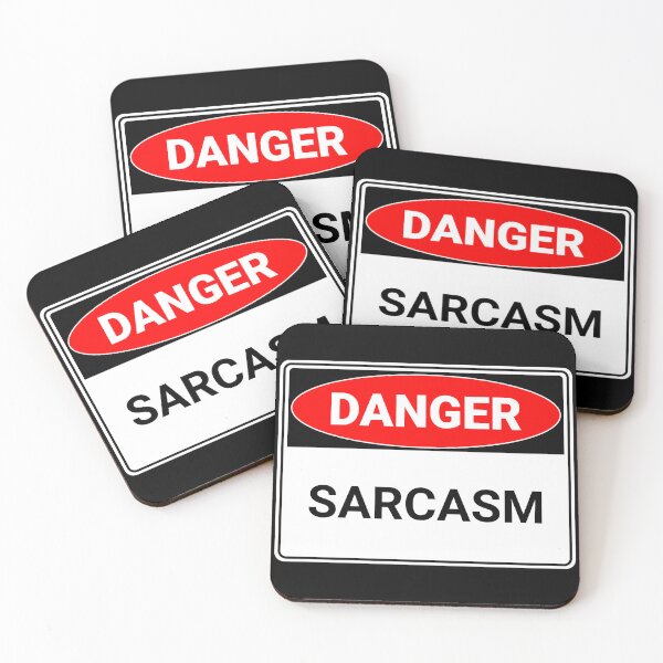Item preview, Danger: Sarcasm designed and sold by mr-k-store.