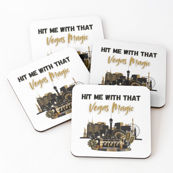 Item preview, Hit Me With That Vegas Magic | Retro Las Vegas Neon Party Design | Fun Sin City Aesthetic designed and sold by LeoraAtelier.