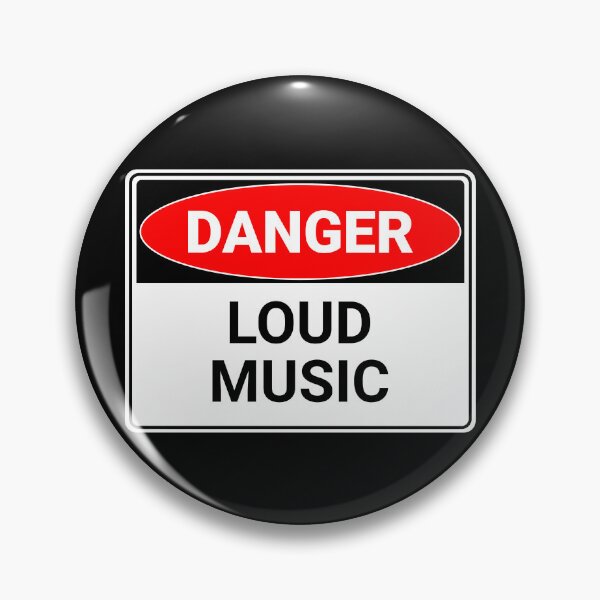 Item preview, Danger: Loud Music designed and sold by mr-k-store.