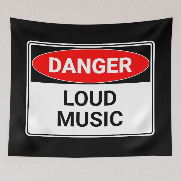 Item preview, Danger: Loud Music designed and sold by mr-k-store.