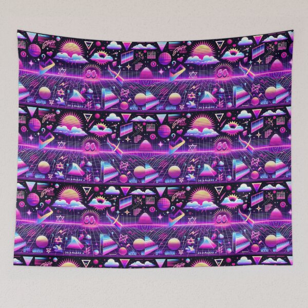 Item preview, 80s synth designed and sold by PrintsDesignAI.