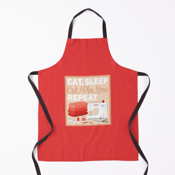 Item preview, Eat Sleep Repeat General Sewing - New Machine - RED designed and sold by StellarFX.