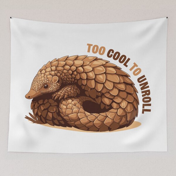 Item preview, Pangolin - Too cool to unroll designed and sold by Klysztof.