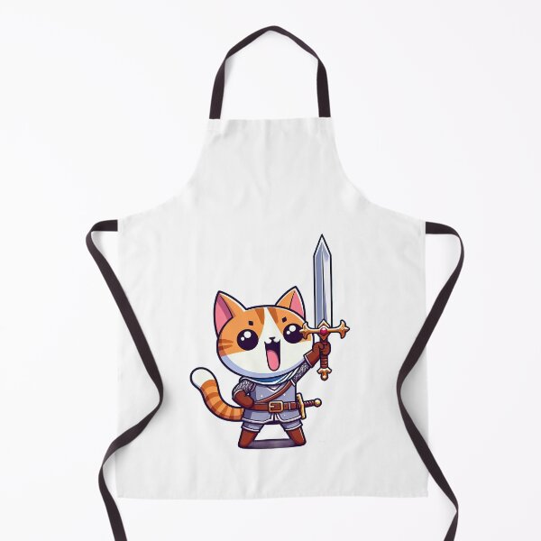 Item preview, cute Kawaii Cat kitten with a sword,Kawaii Cat,cute Cat,cute Kawaii Cat designed and sold by Expressions-Sel.