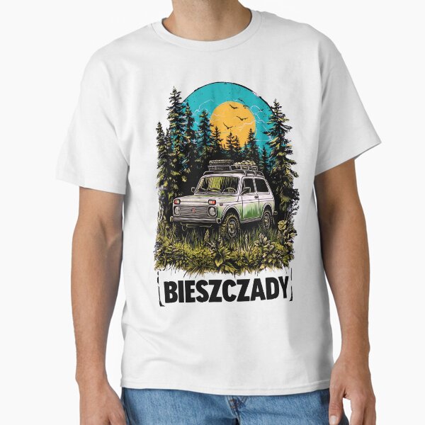 Item preview, Bieszczady offroad 4x4 trip old car forest nature adventure Poland | dejco.art designed and sold by dejco.art.