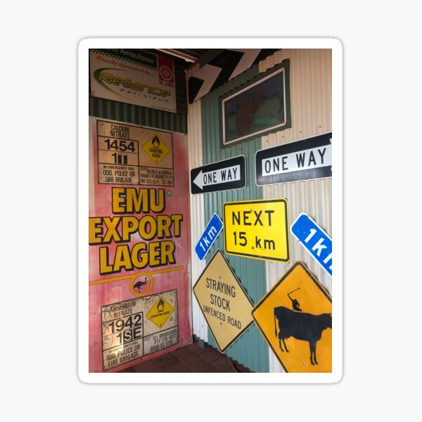 Item preview, Australian Signs Emu Export Beer designed and sold by herbalbabe.
