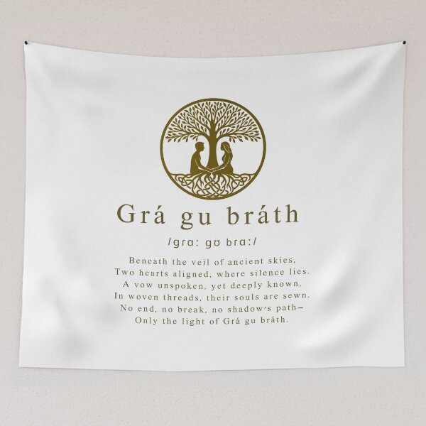 Item preview, Celtic Eternal Love Symbol – Grá Gu Bráth Irish Tree of Life Design designed and sold by Tommy Studio.