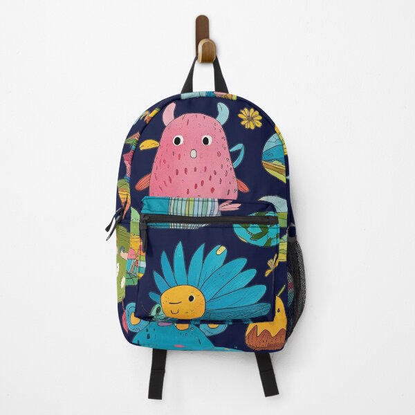 Item preview, Cute Hand-Drawn Doodle Landscape with Monsters designed and sold by KiraChie.