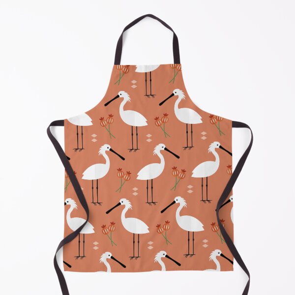 Item preview, Spoonbills on red designed and sold by reneesillus.