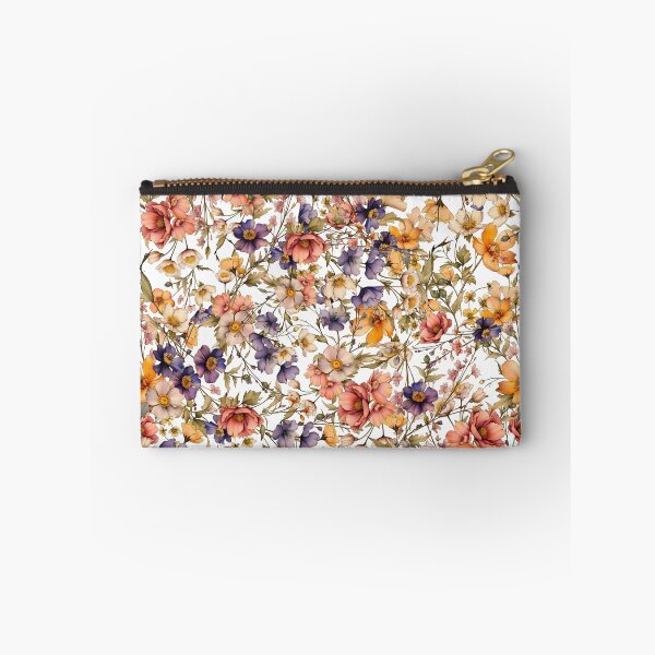 Item preview, Autumn Watercolour Wildflower Pattern designed and sold by Honey Myrtle Studio.